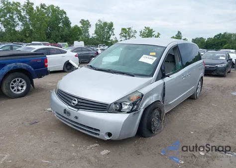 2009 Nissan Quest 3.5 из США, поврежденный, VIN 5N1BV28U19N102979